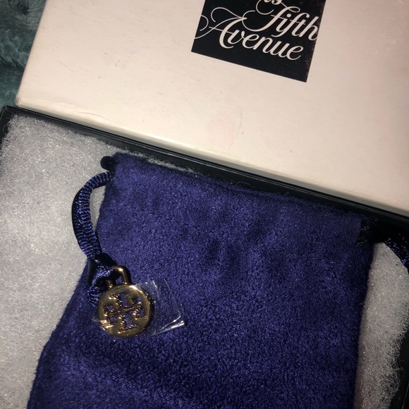 RARE NEW WITH TAGS TORY BURCH x FITBIT COLLAB ORANGE RED WRAP BRACELET WITH GOLD - Picture 13 of 16